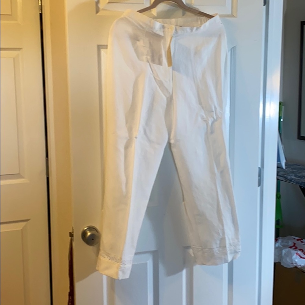 NWT Sigrid Olsen white slacks